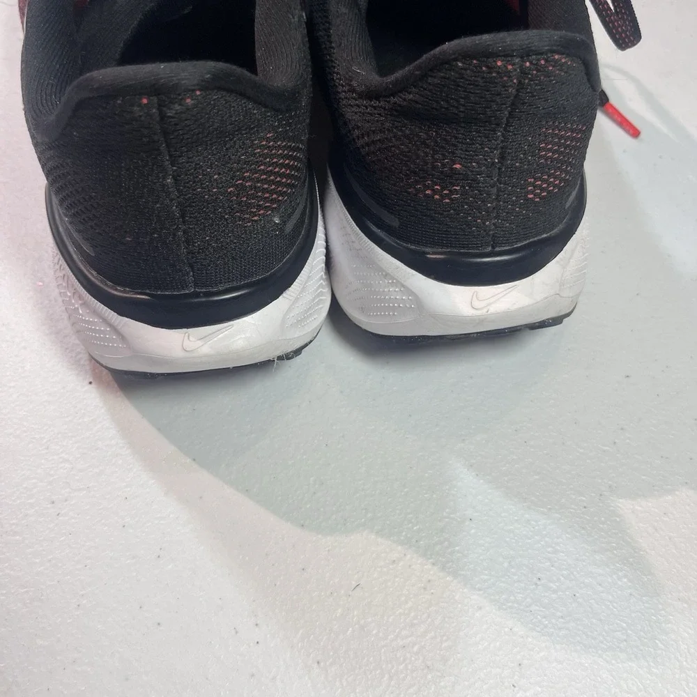 Mens Size 8 Nike Air Zoom Pegasus 41 Black Fire Red Running Shoes FD2722-003 EUC